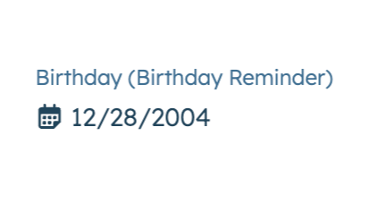Birthday Property