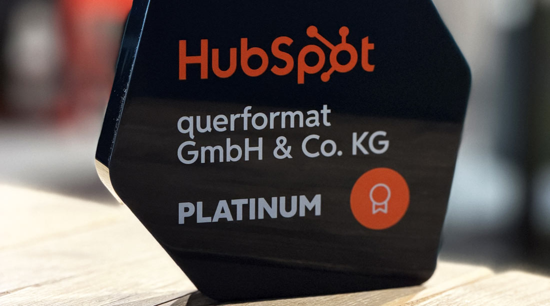 querformat ist HubSpot Platinum Solutions Partner.