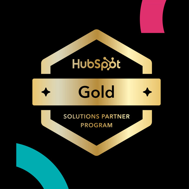 querformat ist Hubspot Gold Partner